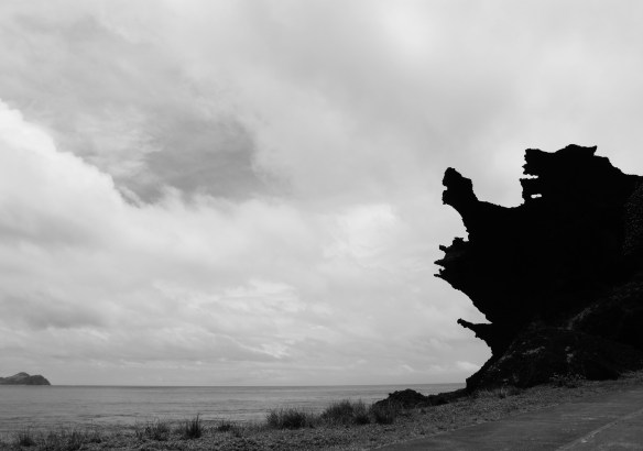 One of Lanyu Island's remarkable rock formations.